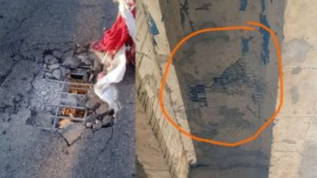 हजारीबाग के केवटा नदी पर बना पुल भ्रष्टाचार के भेंट चढ़ा, दूसरी बार पुल धंसने से आवागमन बंद