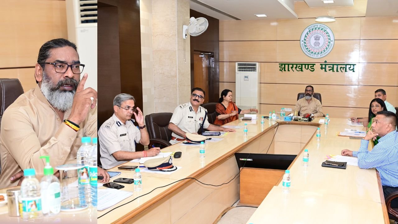 होली, ईद और सरहूल को लेकर सीएम हेमंत सोरेन ने की हाईलेवल मीटिंग, शरारती तत्वों से सख्ती से पिपटने का दिया निर्देश