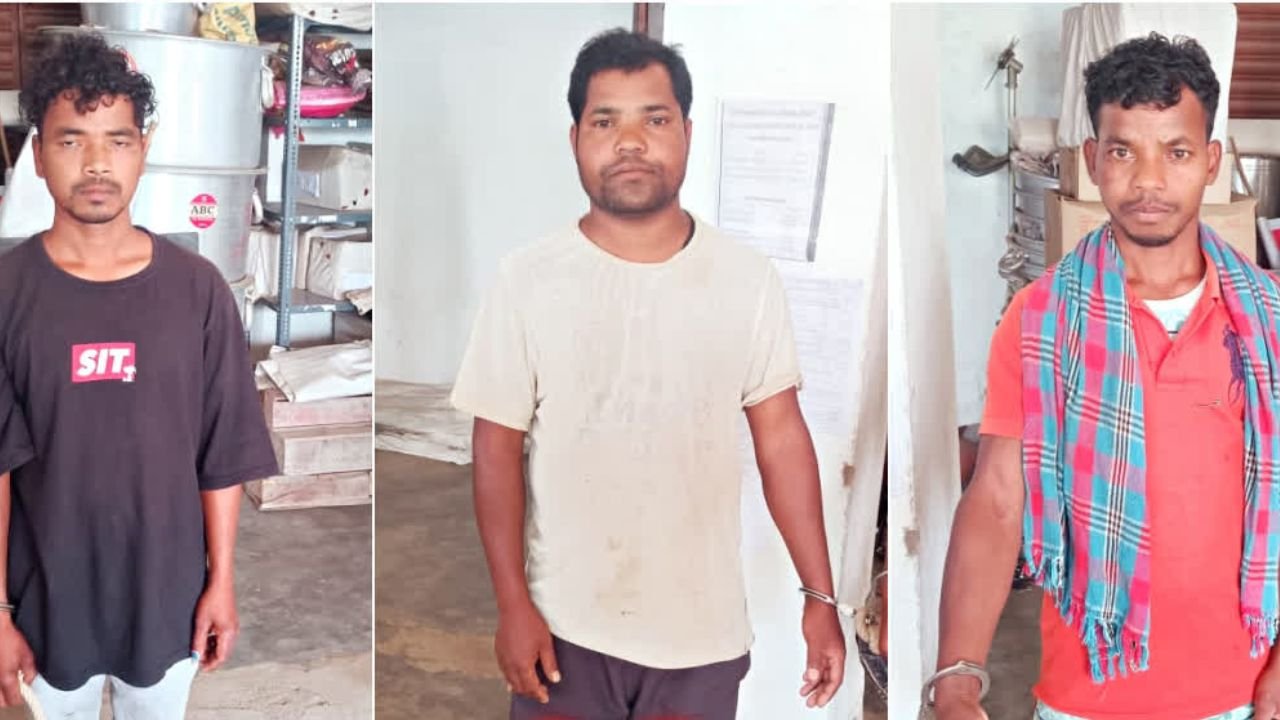 खूंटी में तीन नक्सली संदिग्ध स्थिति में गिरफ्तार, रांची में मजदूर बनकर कर रहे थे काम