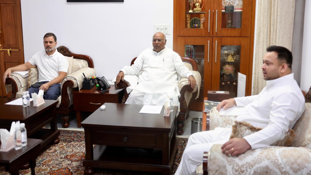 rjd congress meeting for bihar election
