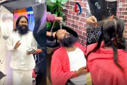 चंपाई सोरेन के बेटे बाबूलाल पर चढ़ा रील्स बनाने का नशा, राजनीति से दूर बाल कटवाने का भी बनवा रहे है वीडियो