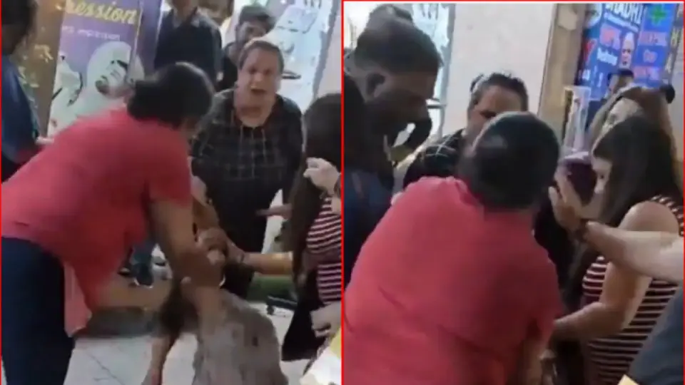 मां को गाली कैसे दी... वॉटसएप पर हुई लड़ाई सड़क पर पहुंची, हाईप्रोफाइल सोसाइटी में जमकर हुआ तमाशा