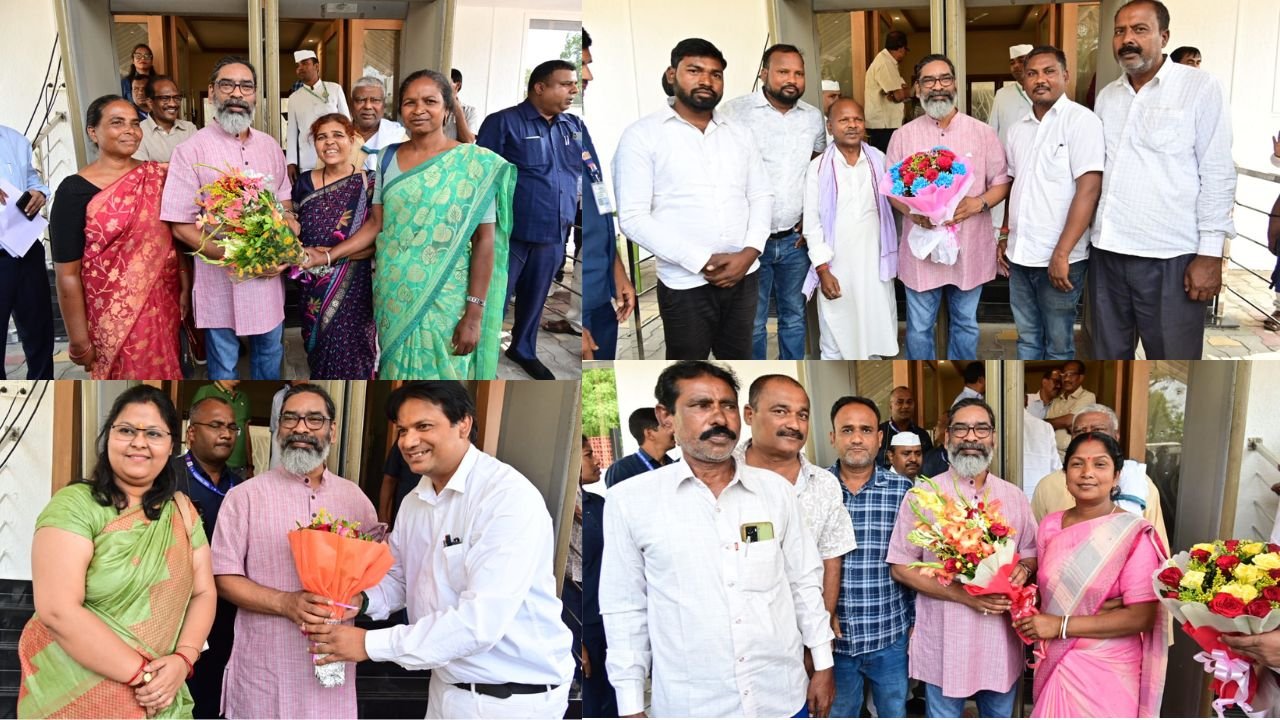 हेमंत सोरेन से आम लोगों ने की मुलाकात, मुख्यमंत्री ने समस्याओं के समाधान का दिया भरोसा