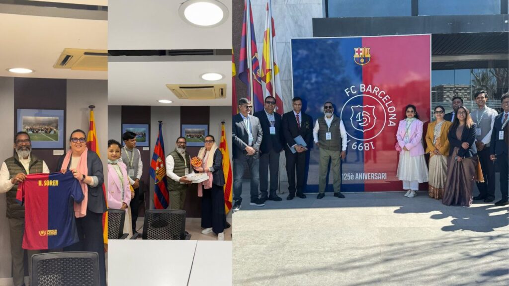हेमंत सोरेन ने स्पेन दौरे पर एफसी बार्सिलोना की उपाध्यक्ष एलेना फोर्ट से की मुलाकात, झारखंड में खेल प्रतिभाओं को बढ़ाने पर हुई चर्चा