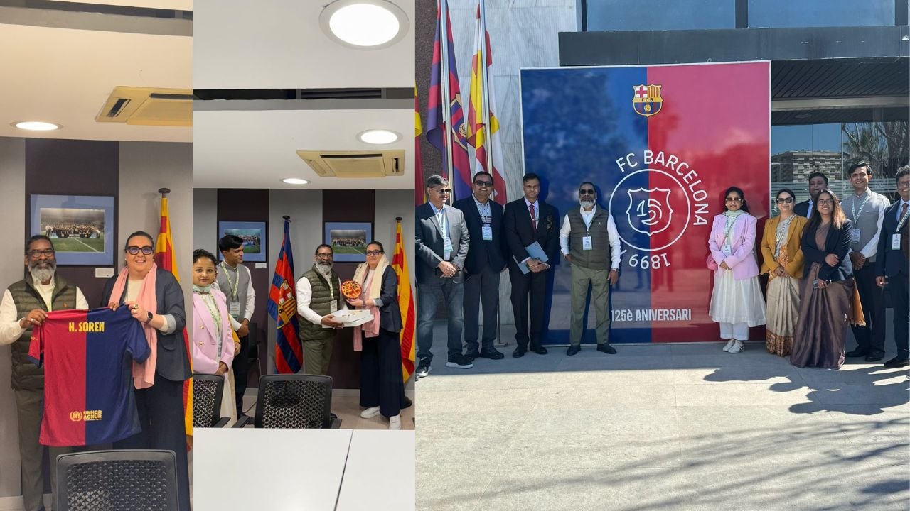 हेमंत सोरेन ने स्पेन दौरे पर एफसी बार्सिलोना की उपाध्यक्ष एलेना फोर्ट से की मुलाकात, झारखंड में खेल प्रतिभाओं को बढ़ाने पर हुई चर्चा