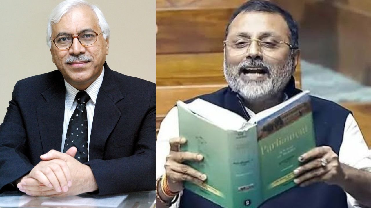 CJI संजीव खन्ना के बाद अब निशिकांत दुबे के निशाने पर पूर्व CEC, आप चुनाव नहीं मुस्लिम आयुक्त थे