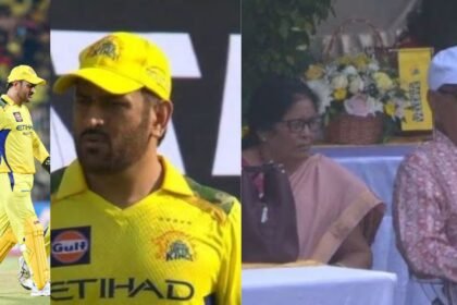 धौनी लेने जा रहे है IPL से सन्यास! पहली बार मैच देखने पहुंचे माता-पिता, साक्षी और जीवा भी हैं साथ