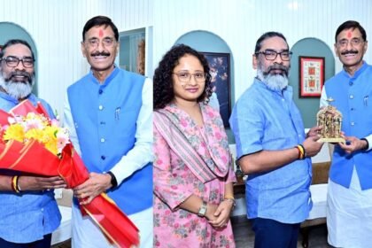 मुख्यमंत्री हेमंत सोरेन से रक्षा राज्यमंत्री संजय सेठ ने की मुलाकात, रांची में होने वाले एयर शो के लिए किया आमंत्रित