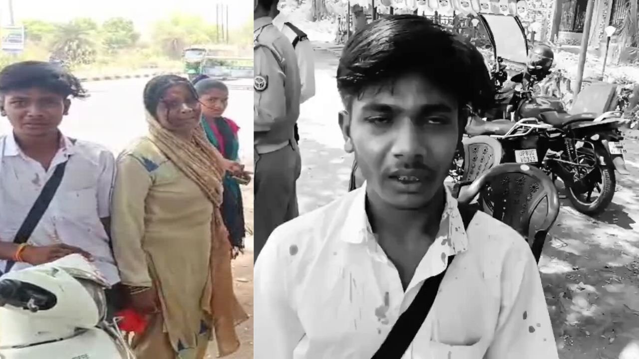 मुफ्त में आइसक्रीम नहीं देने पर ट्रॉफिक पुलिस ने युवक को पीटा, VIDEO में आया सब-इंस्पेक्टर का बेरहम चेहरा