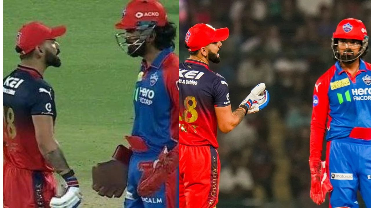विराट कोहली और केएल राहुल IPL मैच के दौरान मैदान पर भिड़े, दोनों में हुई तीखी नोंकझोंक