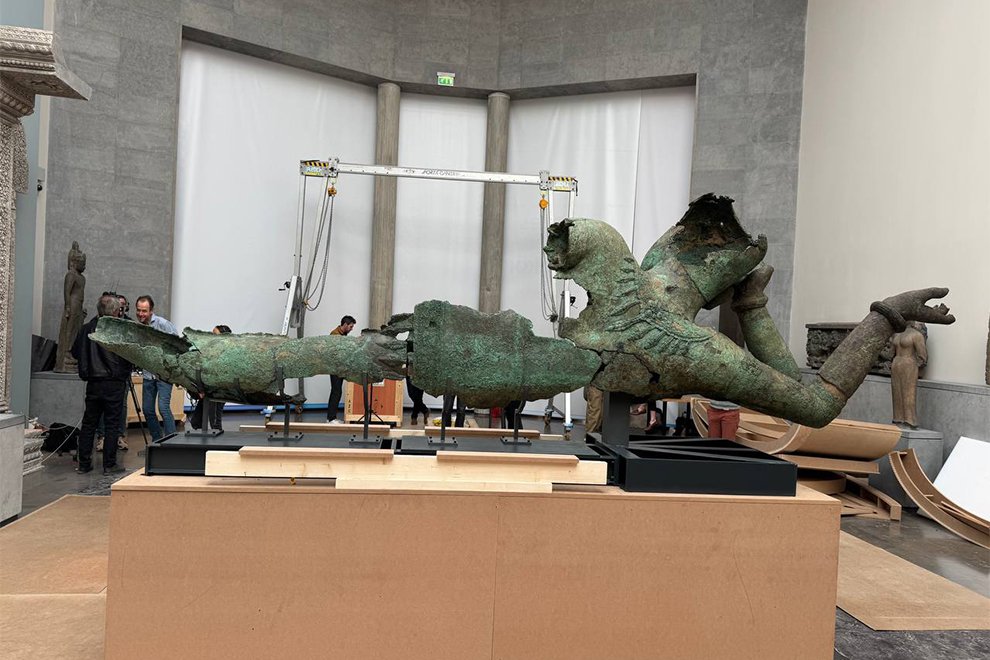 39 टुकड़ों में मिली थी भगवान विष्णु की 5 मीटर की एक हजार वर्ष पुरानी कांस्य प्रतिमा, देखना हैं तो जाना पड़ेगा इस शहर में... 2 Musée Guimet vishnu