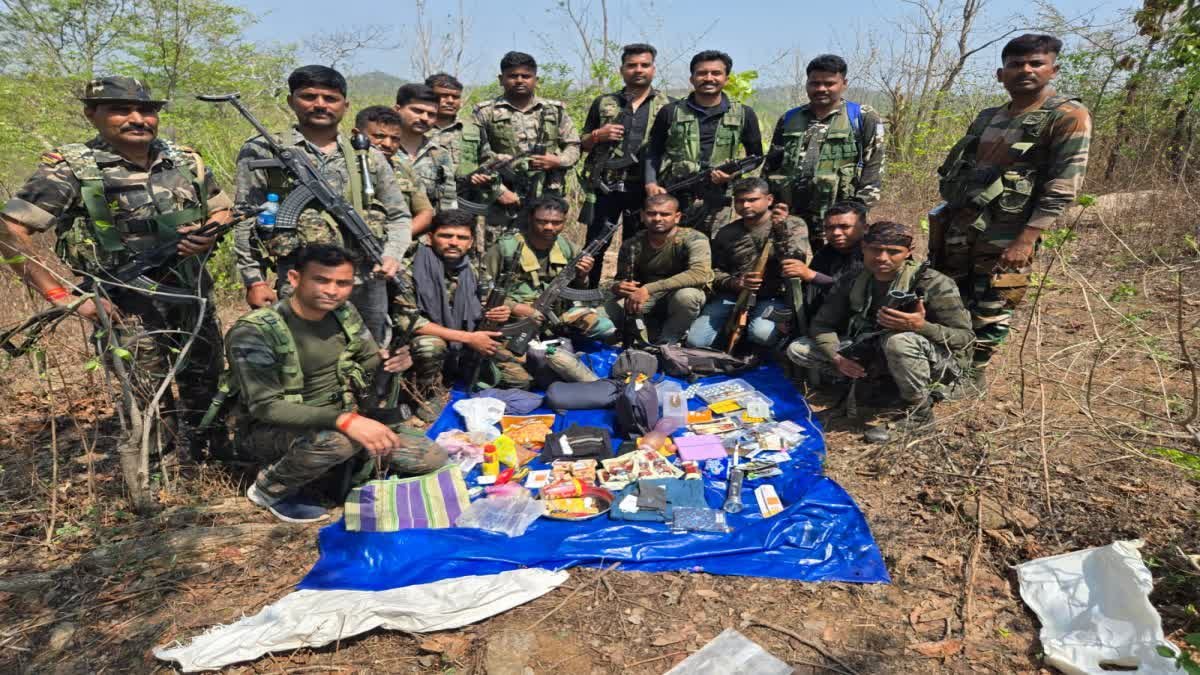 पलामू में पुलिस और TSPC के बीच मुठभेड़, भारी मात्रा में नक्सल सामग्री की गई बरामद