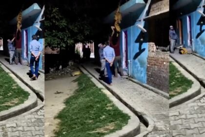 पत्नी को छत से उलटा लटकाकर पति ने पीटा, VIDEO देखकर कांप जाएगी रूह