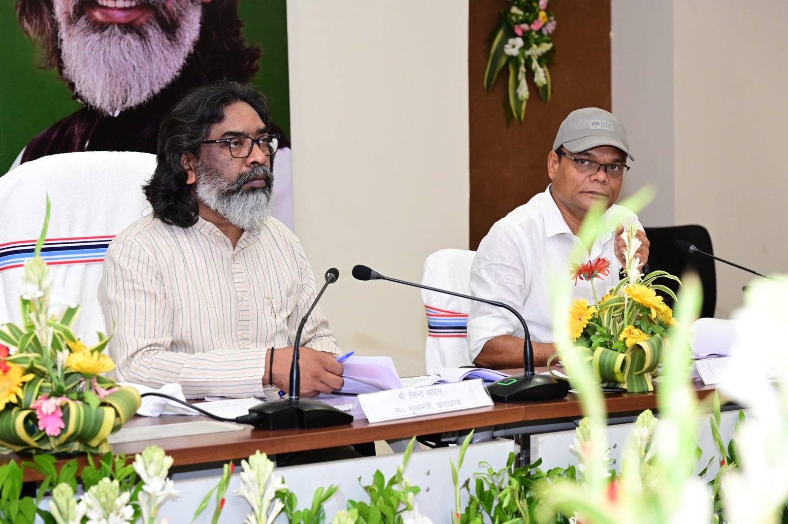 TAC meeting hemant soren and chamra linda