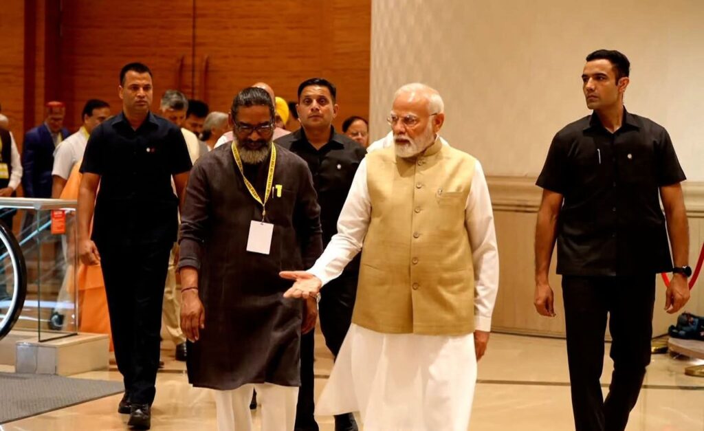 Hemant soren niti aayog meeting