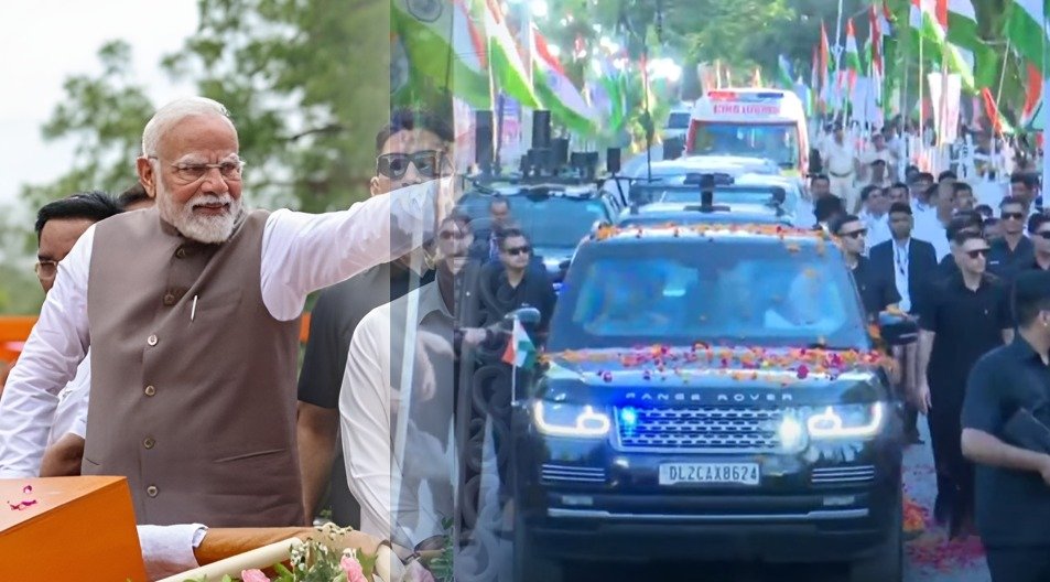 पटना में पीएम मोदी का रोड़ शो, ऑपरेशन सिंदूर के रंग में सजी राजधानी की सड़कें