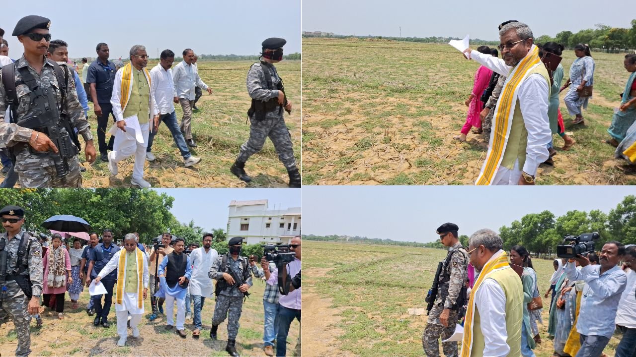 RIMS-2 के जमीन अधिग्रहण का विरोध, बाबूलाल ने कहा-आदिवासियों पर हो रहा है जुल्म, होगा बड़ा आंदोलन