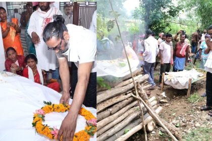 मुख्यमंत्री हेमंत सोरेन के चचेरे भाई का निधन, जगदीश सोरेन का नेमरा में हुआ अंतिम संस्कार, CM हुए शामिल