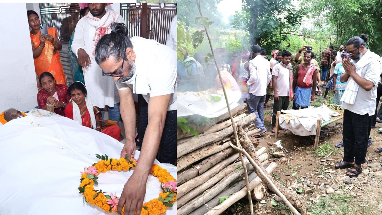 मुख्यमंत्री हेमंत सोरेन के चचेरे भाई का निधन, जगदीश सोरेन का नेमरा में हुआ अंतिम संस्कार, CM हुए शामिल