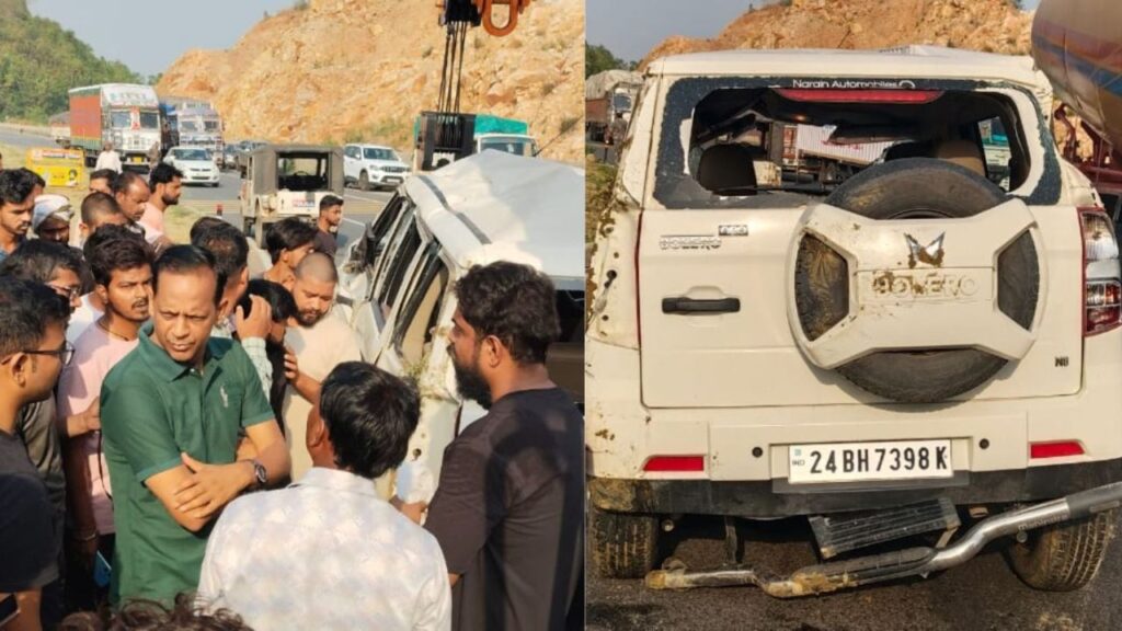 रांची-पटना मेन रोड़ पर जवाहर घाटी में दर्दनाक हादसा, अनियंत्रित बोलेरो तिलैया डैम में गिरी, 2 की मौत, एक की हालत गंभीर