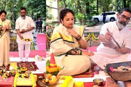 हेमंत सोरेन और कल्पना सोरेन ने नए मुख्यमंत्री आवास की रखी आधारशिला, पुराने आवास को लेकर रहीं है कई दिलचस्प कहानी और मिथक