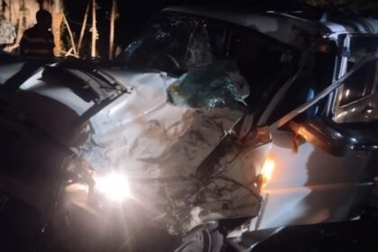 लोहरदगा के सेन्हा में बाराती गाड़ी दुर्घटनाग्रस्त, एक बच्ची की मौत, आधा दर्जन घायल