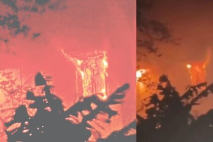 रांची में डॉ कुमकुम विद्यार्थी के घर में लगी आग, एसी-फ्रिज समेत घर का कई सामान जलकर खाक