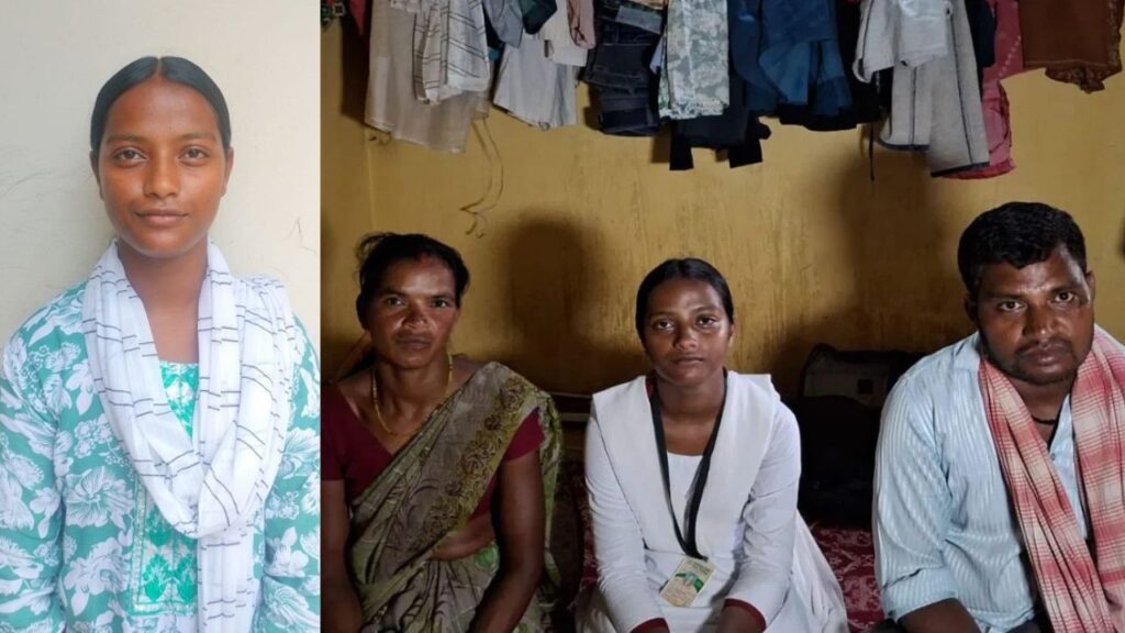 आदिवासी समाज से आने वाली रेखा तिर्की बनी टॉपर, माता-पिता करते है दिहाड़ी मजदूरी