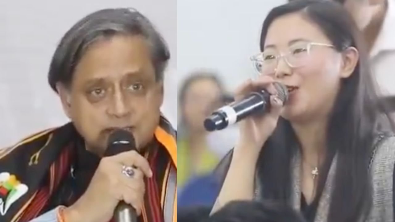 When a girl asked Shashi Tharoor the secret of his looks and knowledge! People were stunned by the Congress MP's answer