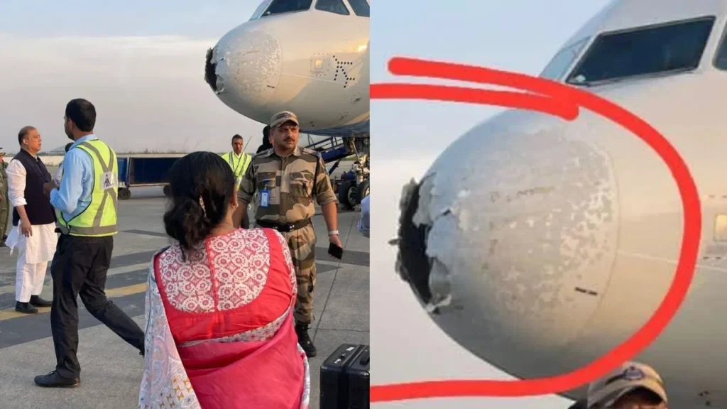 Indigo की फ्लाइट का आगे का हिस्सा टूटा, सैकड़ों लोगों की जान अटकी, फिर ऐसे विमान ने किया इमरजेंसी लैंडिंग