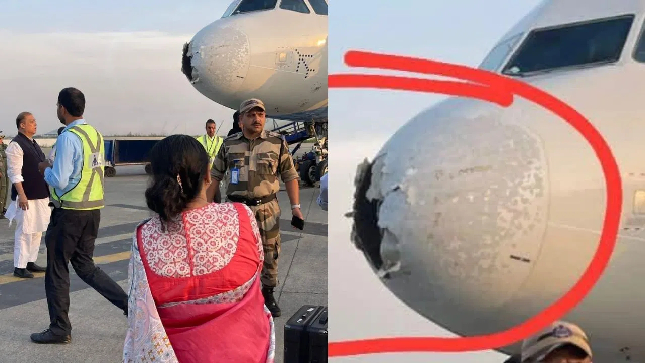 Indigo की फ्लाइट का आगे का हिस्सा टूटा, सैकड़ों लोगों की जान अटकी, फिर ऐसे विमान ने किया इमरजेंसी लैंडिंग