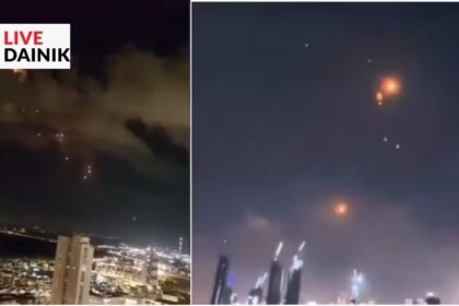 Iran Israel War:ईरान ने इजराइल पर किया पलटवार, दागीं सैकड़ों मिसाइलें, तेल अवीव-येरूशलम सहित कई शहरों में धमाके