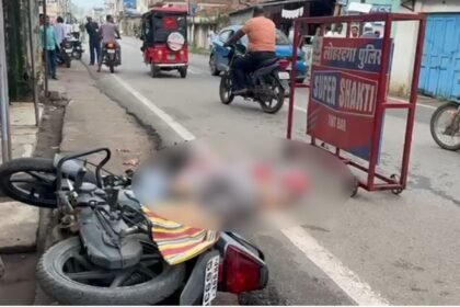 लोहरदगा में सोमवार की सुबह दर्दनाक हादसा, तेज रफ्तार ट्रक में आने से स्कूल संचालक के बेटे की मौत