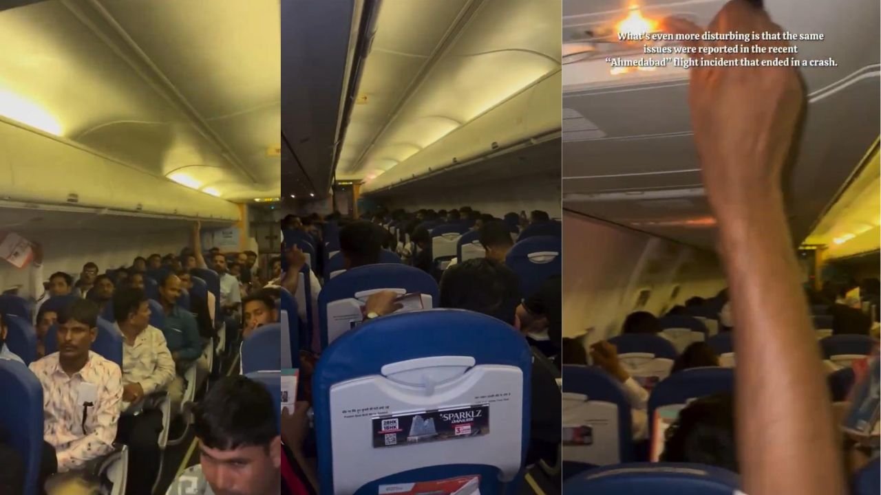 अहमदाबाद प्लेन क्रैश के बाद भी Air India की लापवाही जारी, महिला ने विमान के अंदर VIDEO बनाकर खोली पोल