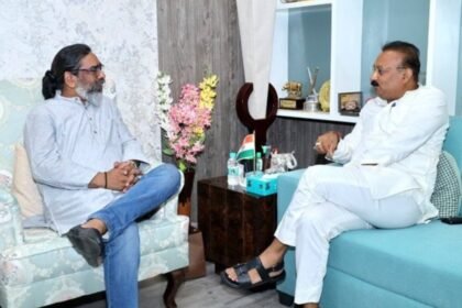 बिहार चुनाव को लेकर झारखंड में हलचल तेज, नीतीश कुमार के मंत्री ने की हेमंत सोरेन से मुलाकात