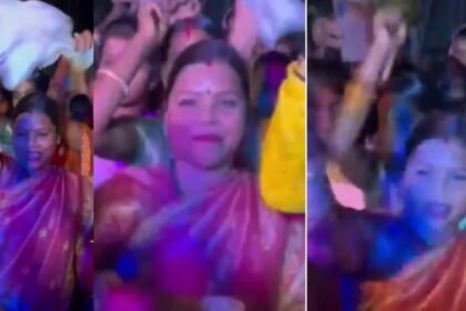 लालू यादव डरलौ न तेजस्वी न डरतौ गे....गाने पर पूर्व विधायक बीमा भारती समर्थकों के झूमती नजर आई