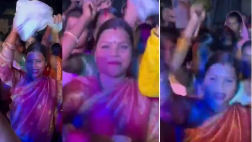 लालू यादव डरलौ न तेजस्वी न डरतौ गे....गाने पर पूर्व विधायक बीमा भारती समर्थकों के झूमती नजर आई