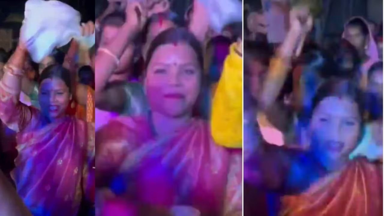 लालू यादव डरलौ न तेजस्वी न डरतौ गे....गाने पर पूर्व विधायक बीमा भारती समर्थकों के झूमती नजर आई