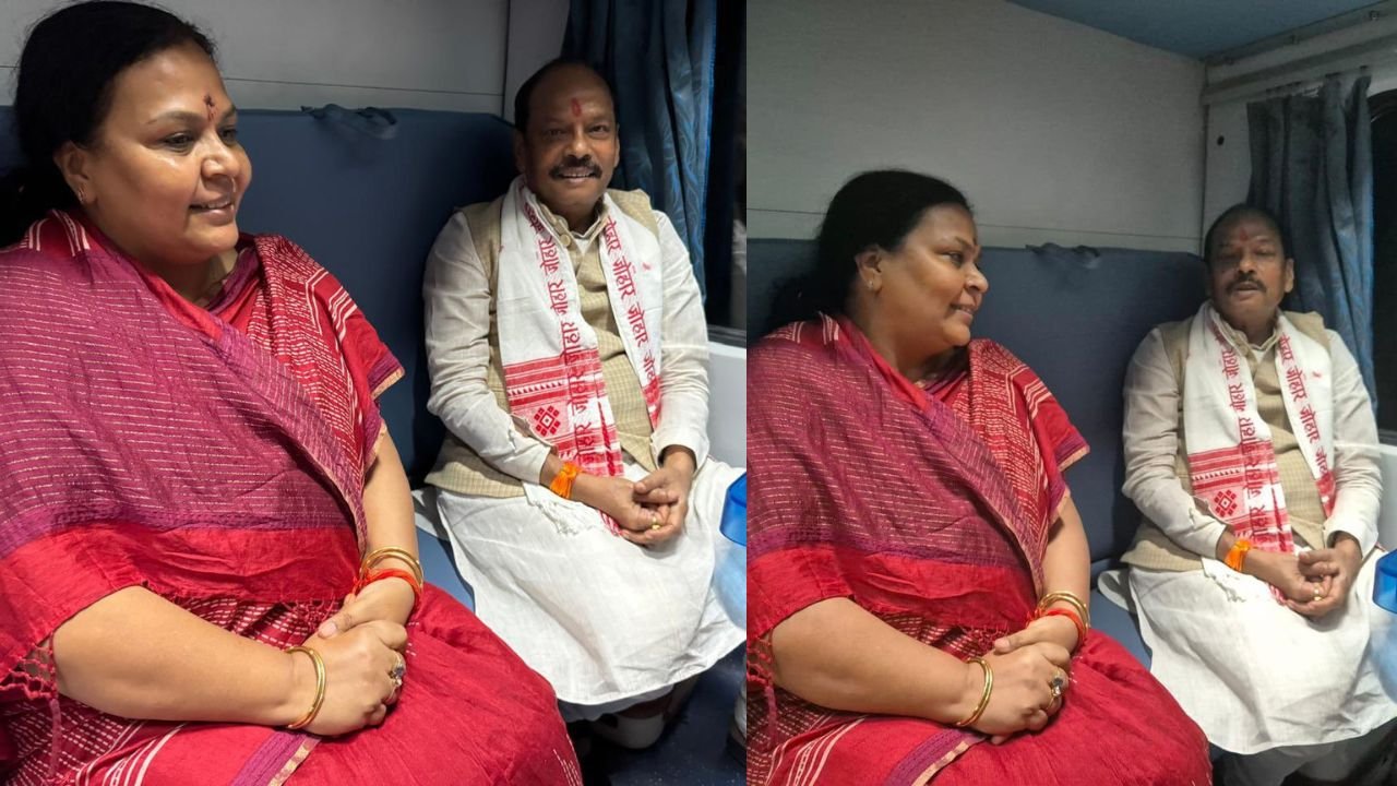 ट्रेन में हुई रघुवर दास और मंत्री दीपिका पांडे सिंह की मुलाकात, पूर्व मुख्यमंत्री के साथ पेसा कानून को लेकर हुई चर्चा