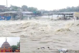 flood in rajrappa mandir