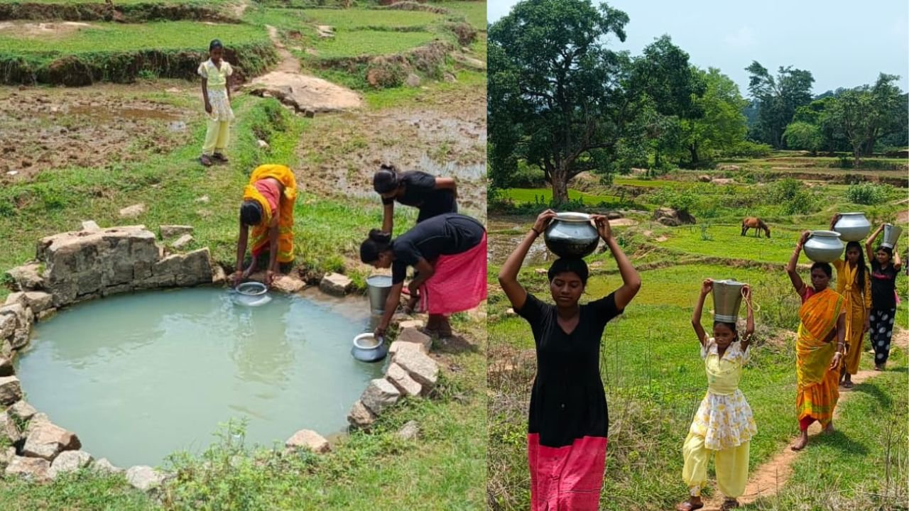 सैकड़ों की आबादी पानी के लिए एकमात्र 'चुए' पर निर्भर, रोड़ नहीं होने से गांव में नहीं आते शादी के रिश्ते