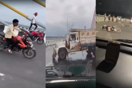 स्टंटबाजी का अड्डा बना बिहार का ये पुल, दौड़ाई जा रही बाइक, रील बनाने के चक्कर में एक की मौत, कई घायल