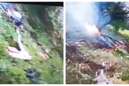 केदारनाथ जा रहा हेलिकॉप्टर हुआ क्रैश, गौरीकुंड के जंगलों में जाकर गिरा