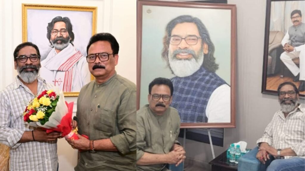 मुख्यमंत्री हेमंत सोरेन से मिले लोहरदगा सांसद सुखदेव भगत, विकास से जुड़े विषयों पर हुई चर्चा
