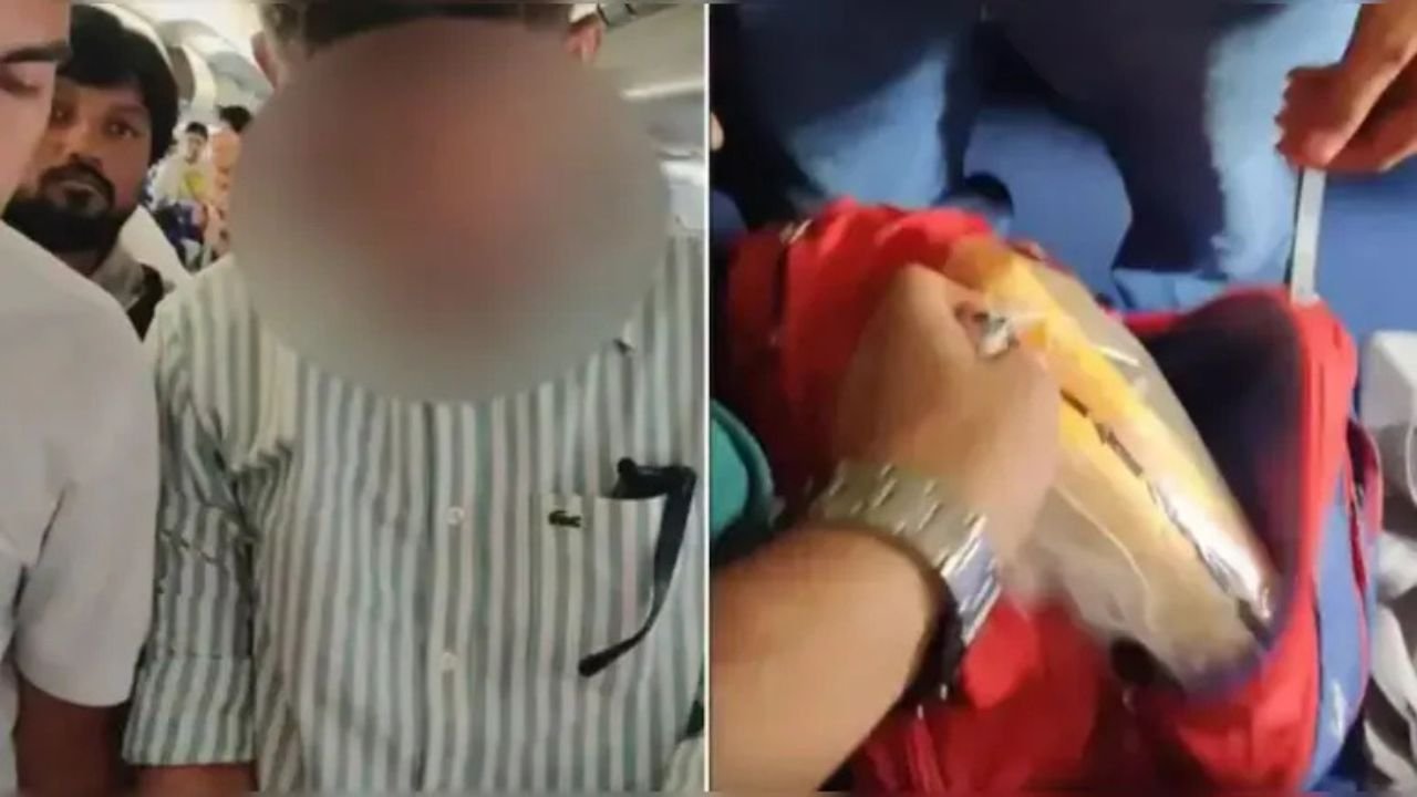 प्लाइट में चोरी करते पकड़ा गया यात्री, लोगों ने लगाई जमकर लताड़, वीडियो इंटरनेट पर वायरल