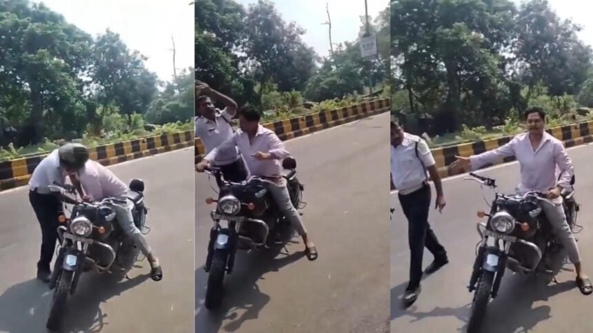 घर से बाहर निकलते समय सावधानः ट्रॉफिक पुलिस कर सकती है आपसे छिनतई! जमशेदपुर का VIDEO हुआ वायरल