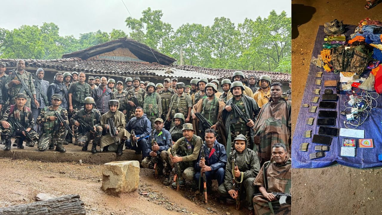 लोहरदगा में पुलिस और JJMP नक्सलियों के बीच मुठभेड़, भारी मात्रा में हथियार किया गया बरामद