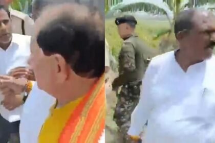 मुजफ्फरपुर रेप पीड़ित बच्ची के परिजन को मंत्री ने दिया धक्का, कहा-'बेटा कसम खाओ तो', डिप्टी सीएम देखते ही रह गए