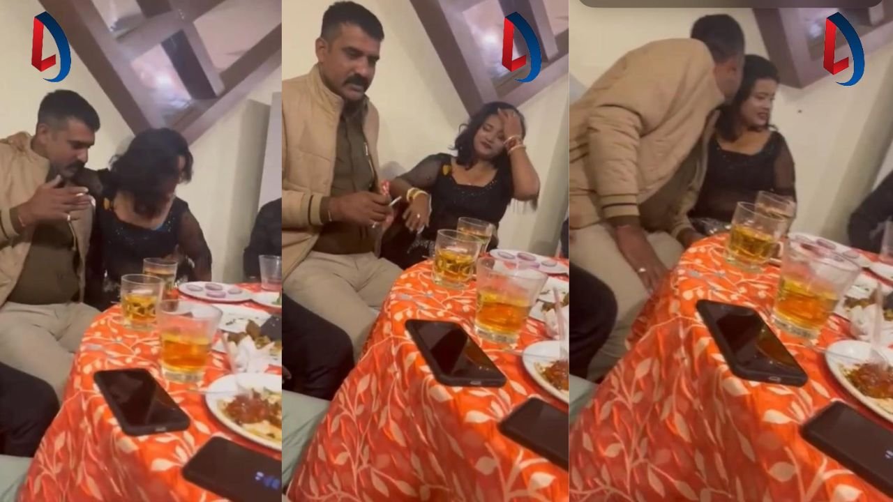 झारखंड का रंगीन मिजाज दारोगा, शराब और बार बाला के साथ मस्ती करते आये नजर, VIDEO हुआ वायरल