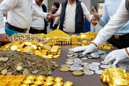 Patna में तीन आभूषण कारोबारियों के ठिकानों पर Raid , 70 किलो सोना और 5500 किलो चांदी बरामद